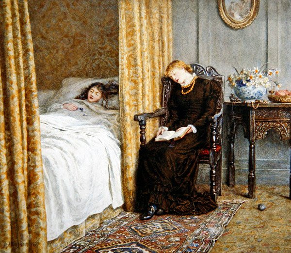 A lábadozó alkotó: Helen Allingham