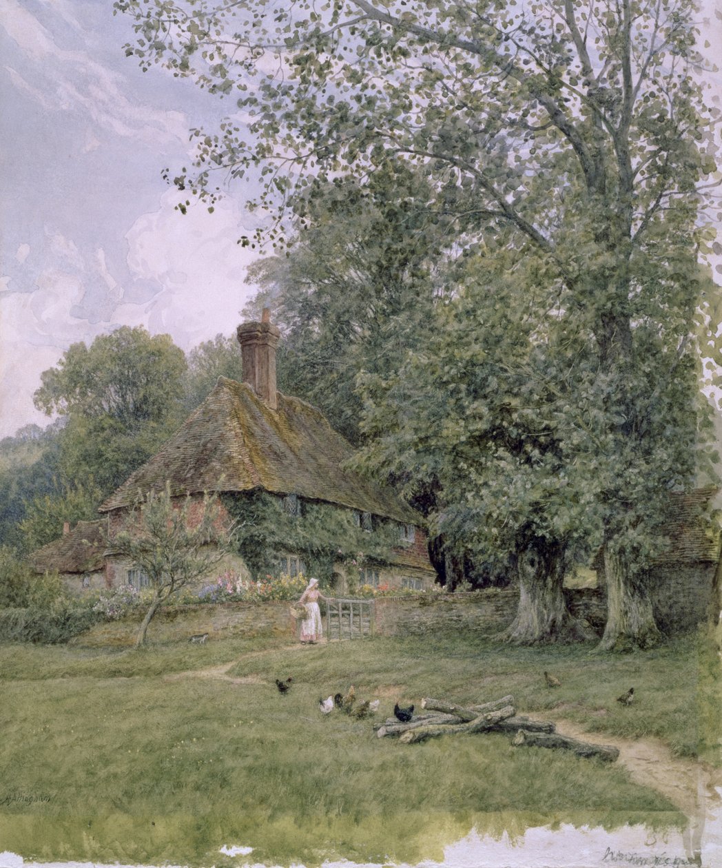 Valewood Farm, 1891 alkotó: Helen Allingham