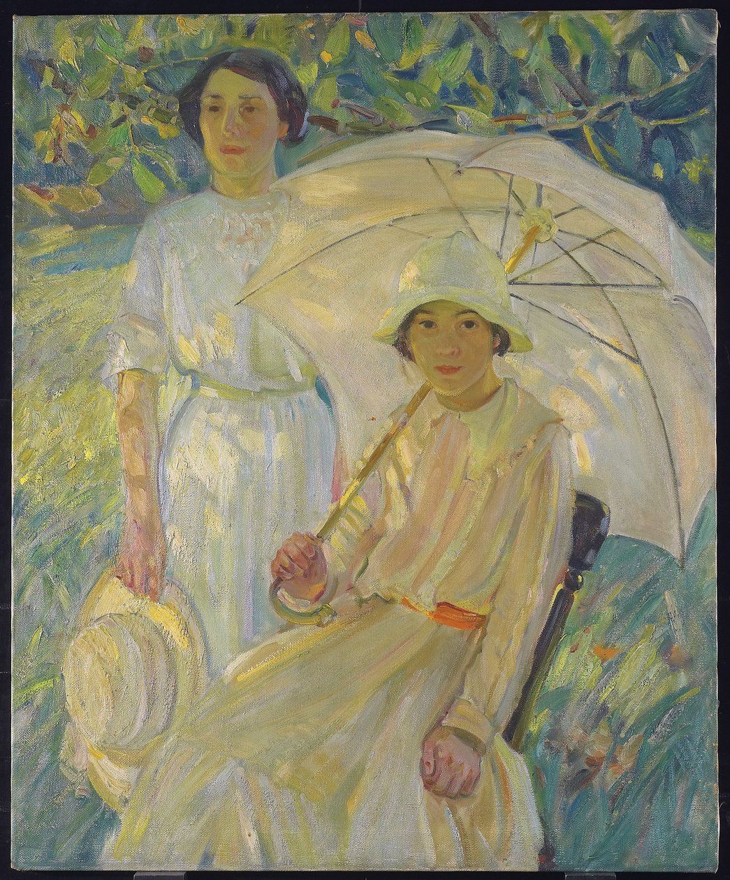 Fehér napernyő #2, 1912 körül alkotó: Helen Galloway McNicholl