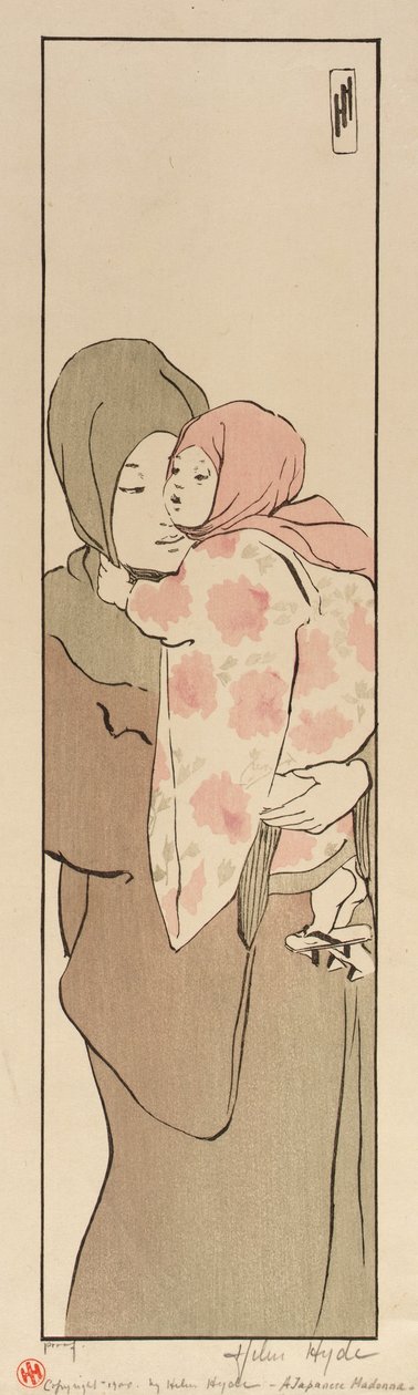 Egy japán Madonna alkotó: Helen Hyde