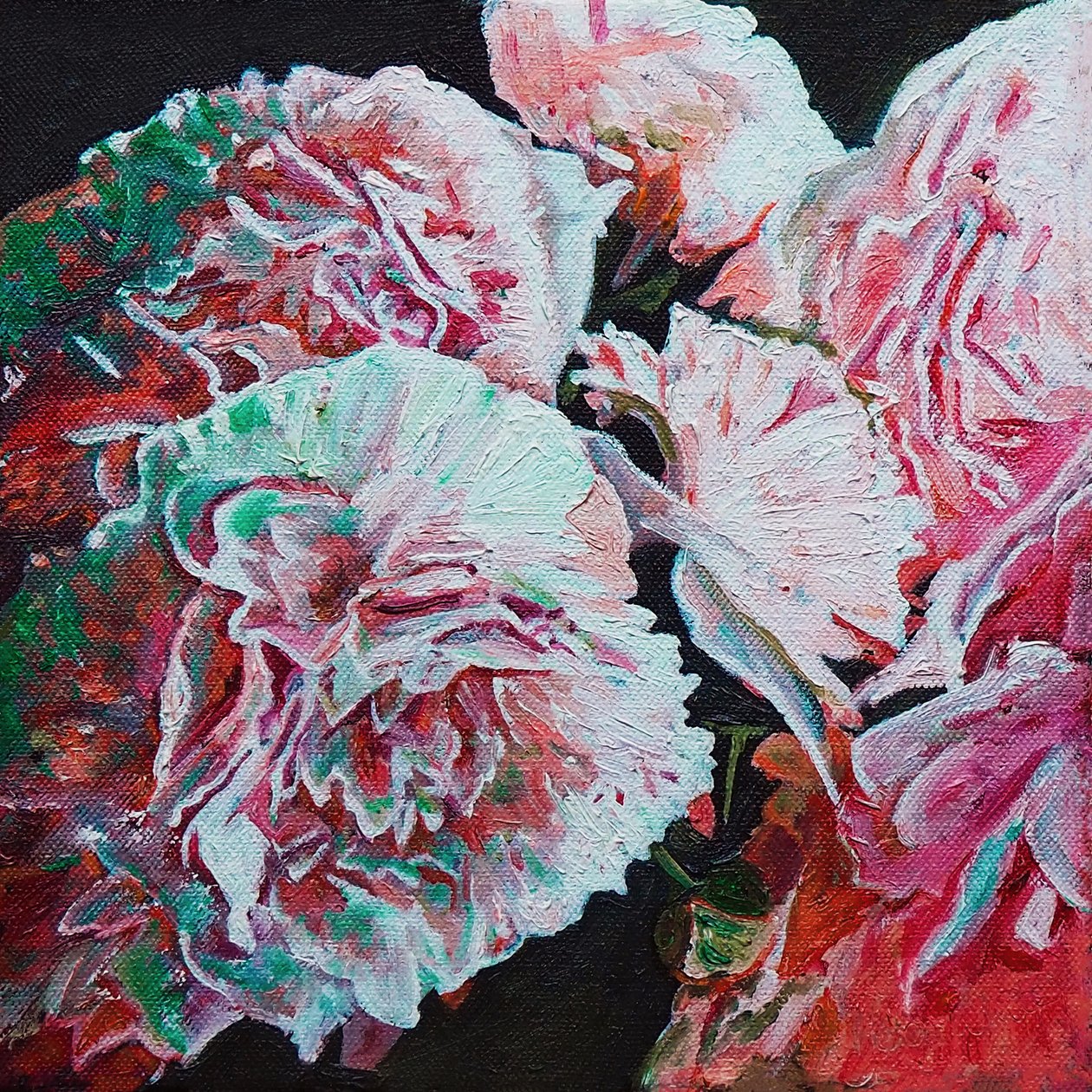 Pünkösdi rózsa, 2010 (olaj, vászon) alkotó: Helen White