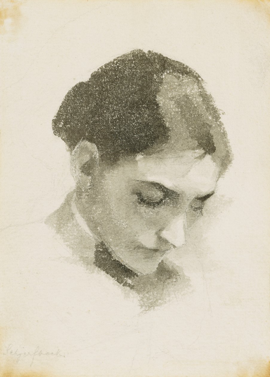 Egy nő feje alkotó: Helene Schjerfbeck