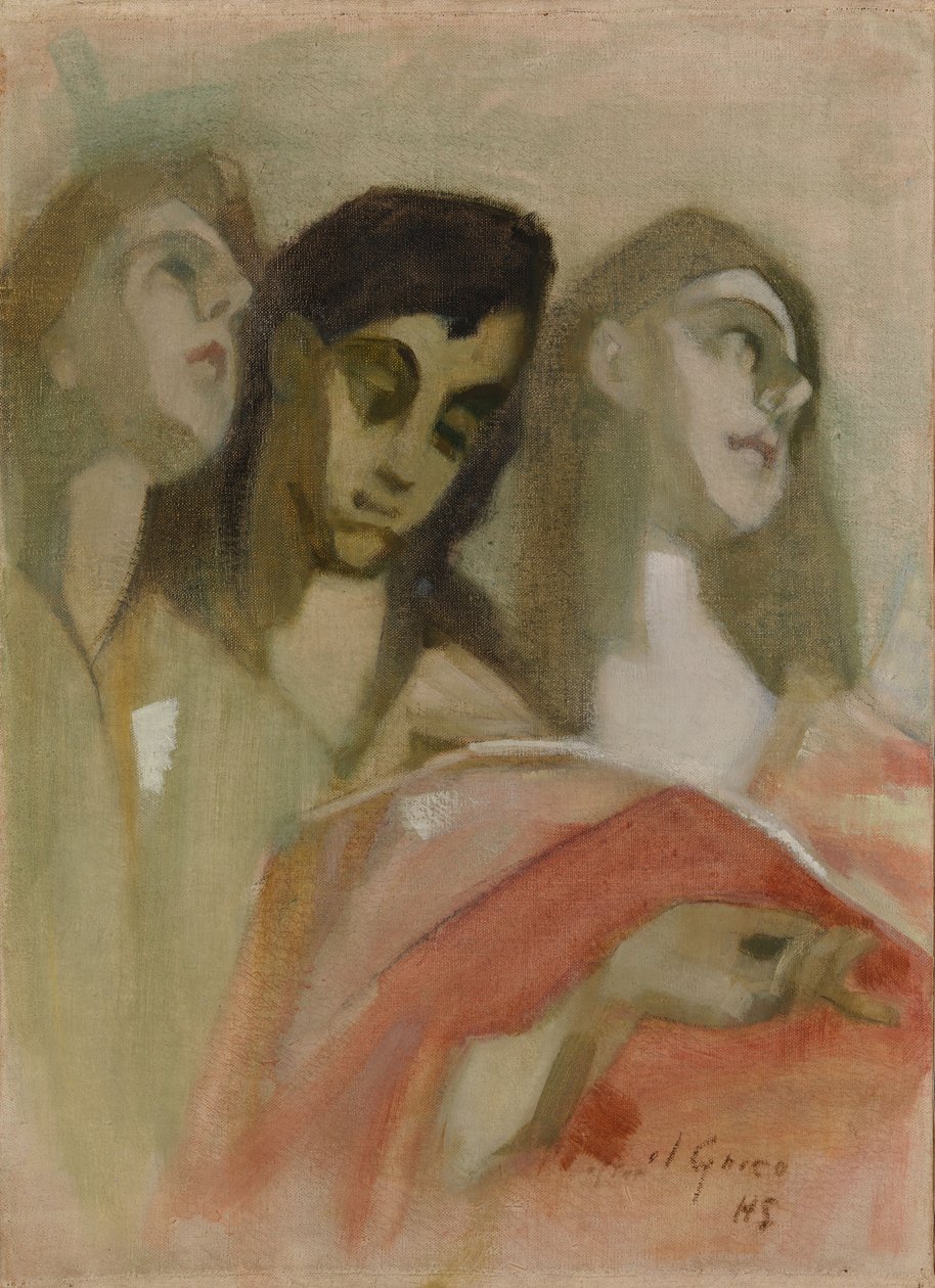 „Angyali töredék”, El Greco nyomán alkotó: Helene Schjerfbeck
