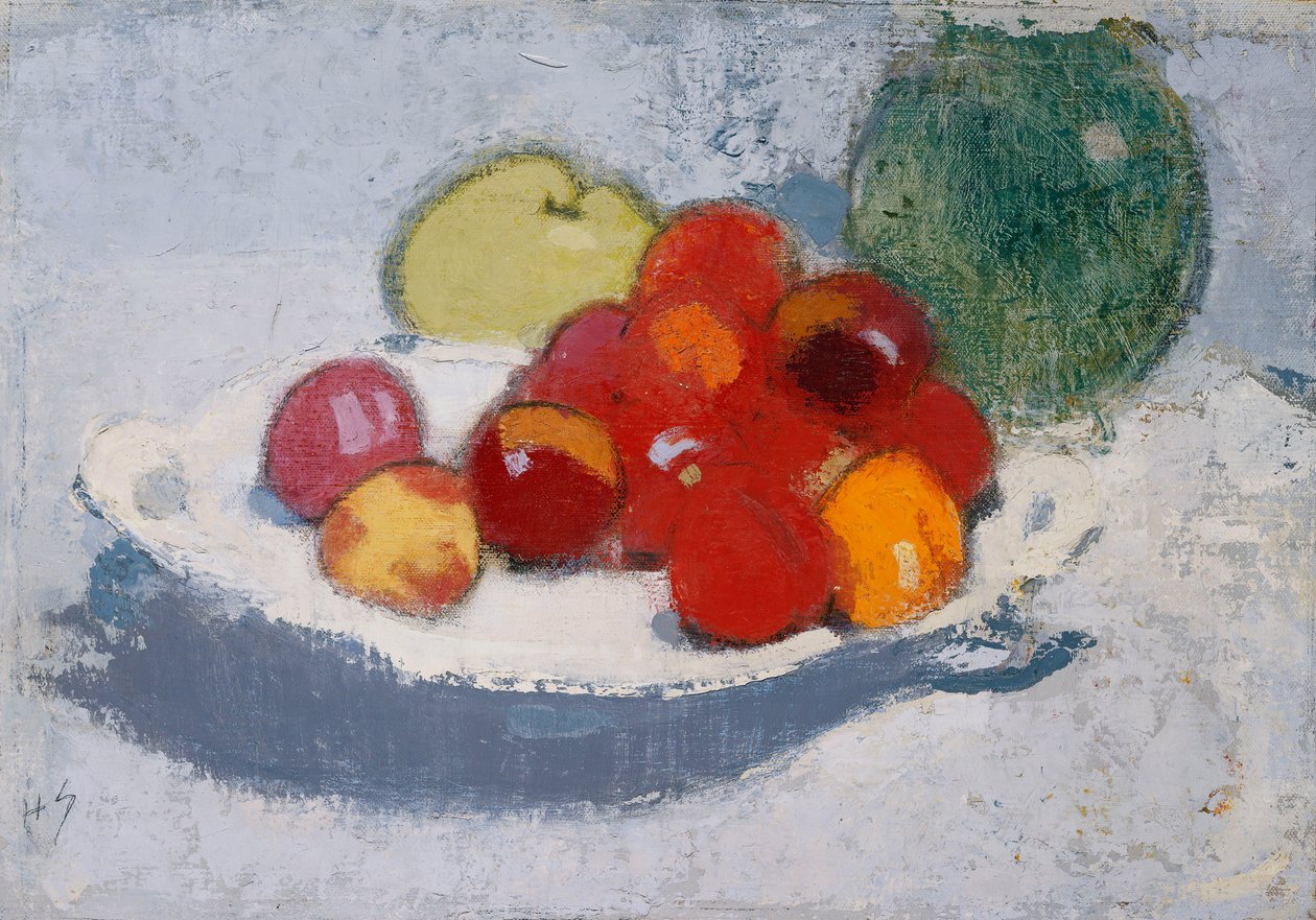 Csendélet gyümölccsel, 1915 körül (olaj, vászon) alkotó: Helene Schjerfbeck