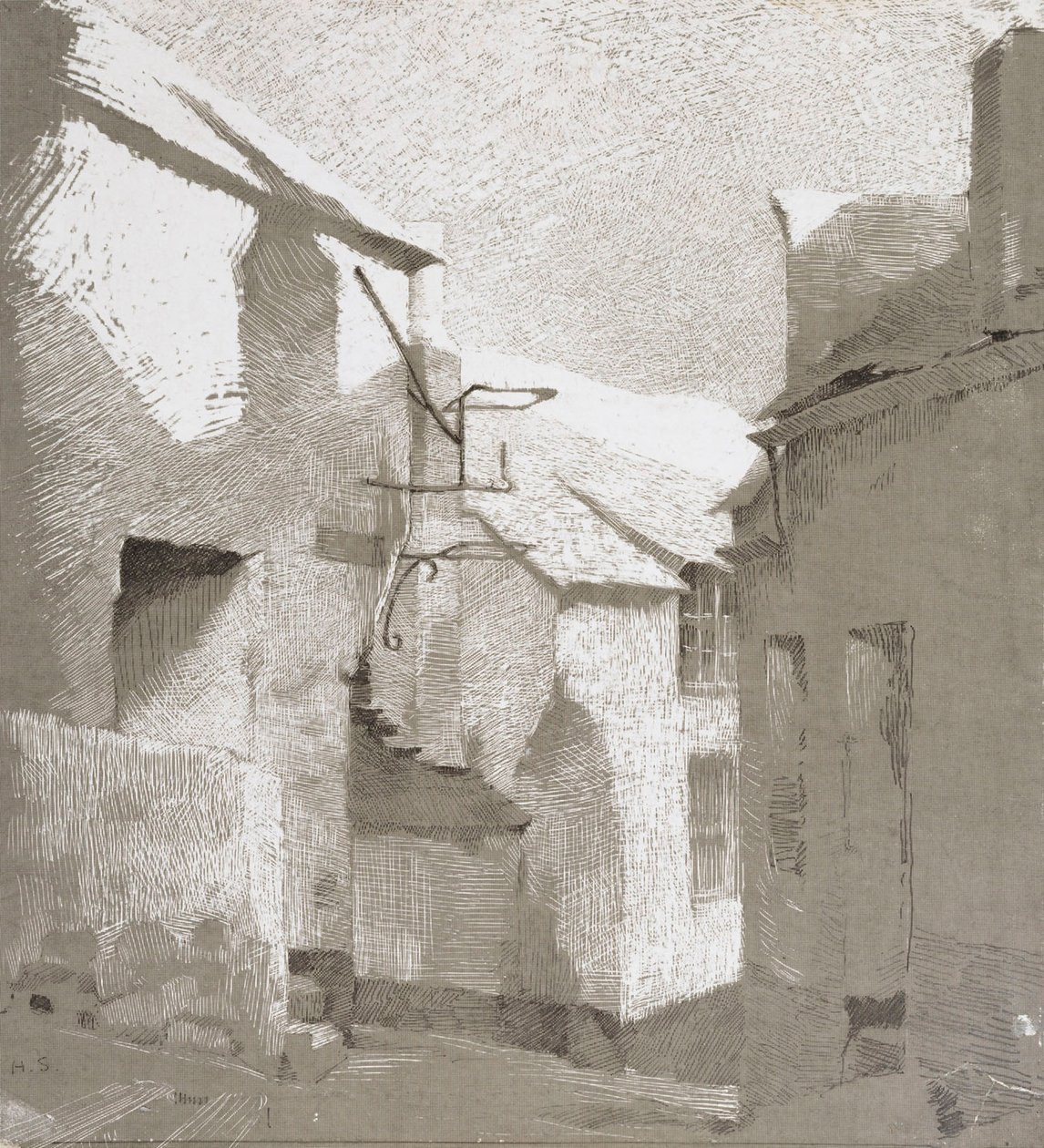 Utca, St. Ives alkotó: Helene Schjerfbeck