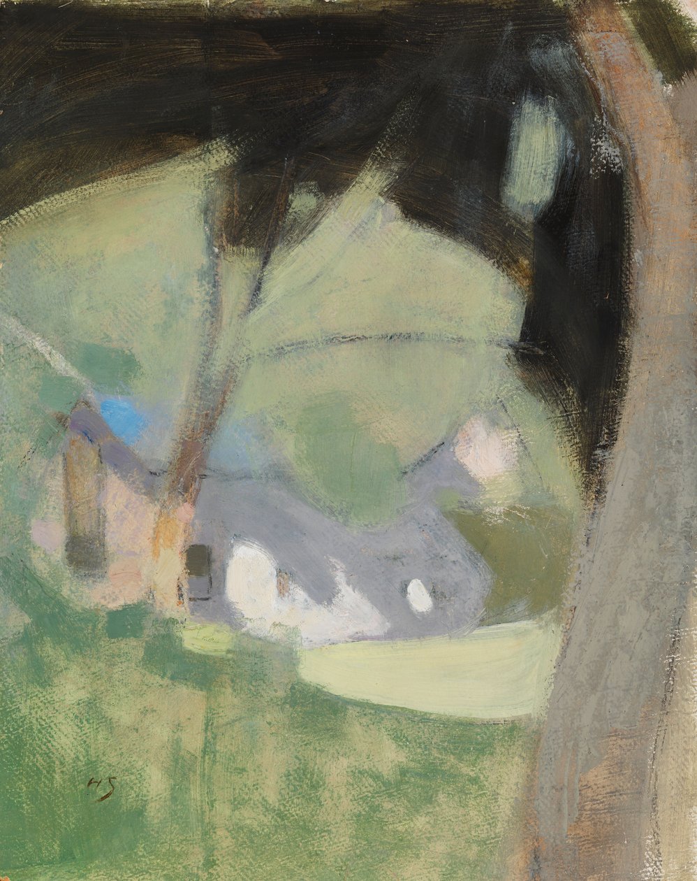 A régi sörgyár (kompozíció) alkotó: Helene Schjerfbeck