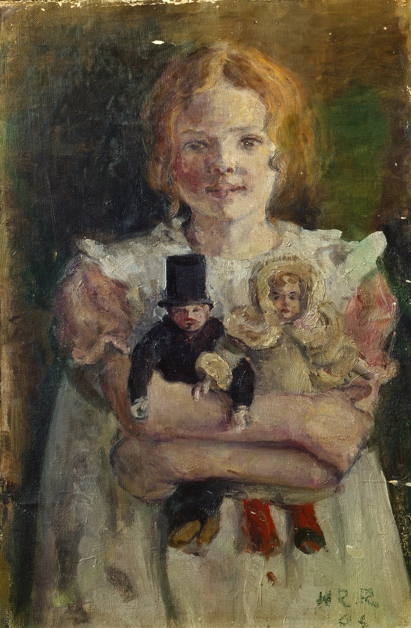 Borghild portréja alkotó: Helga Ring Reusch