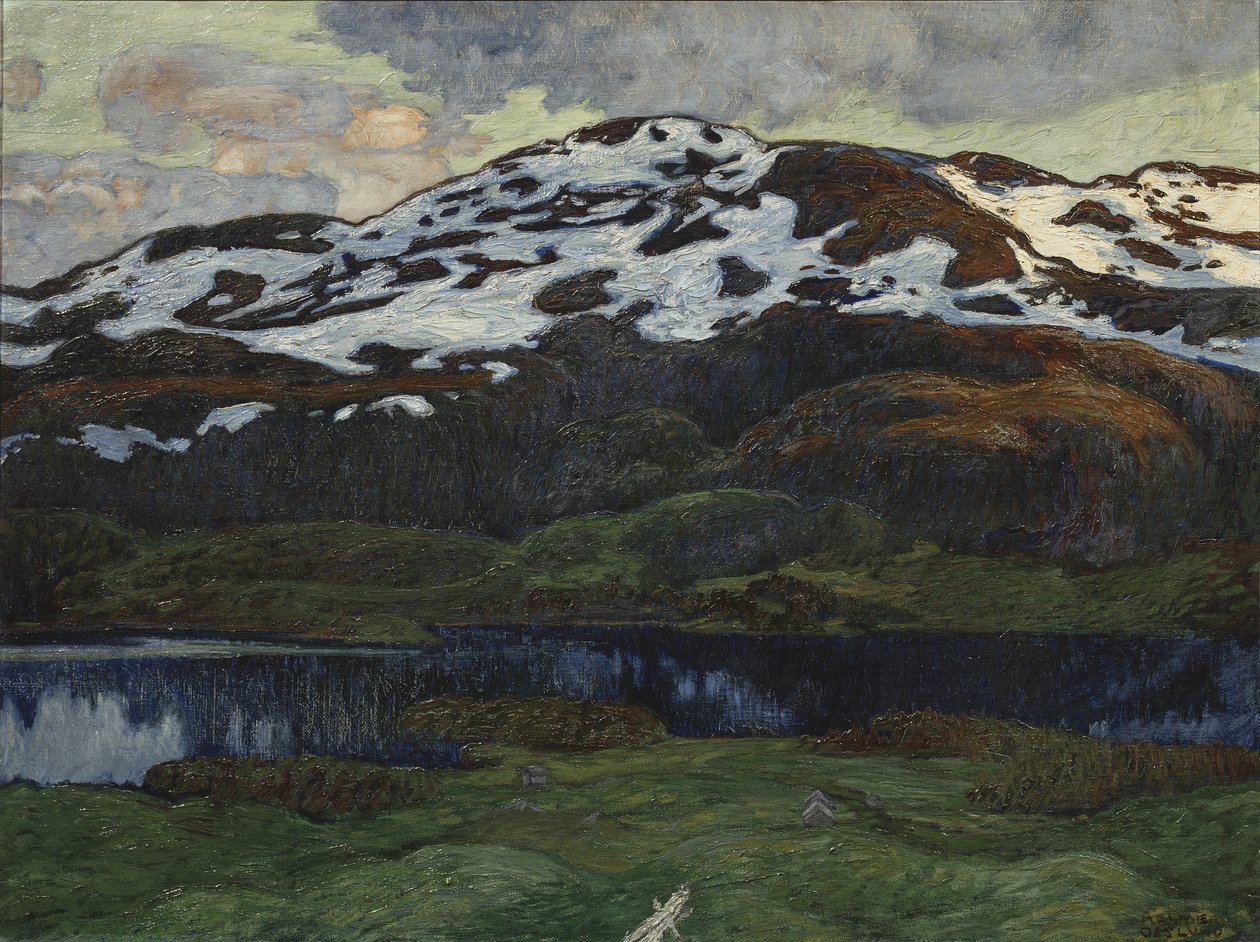 Nyári este Kallsjön közelében (olaj, vászon) alkotó: Helmer Osslund