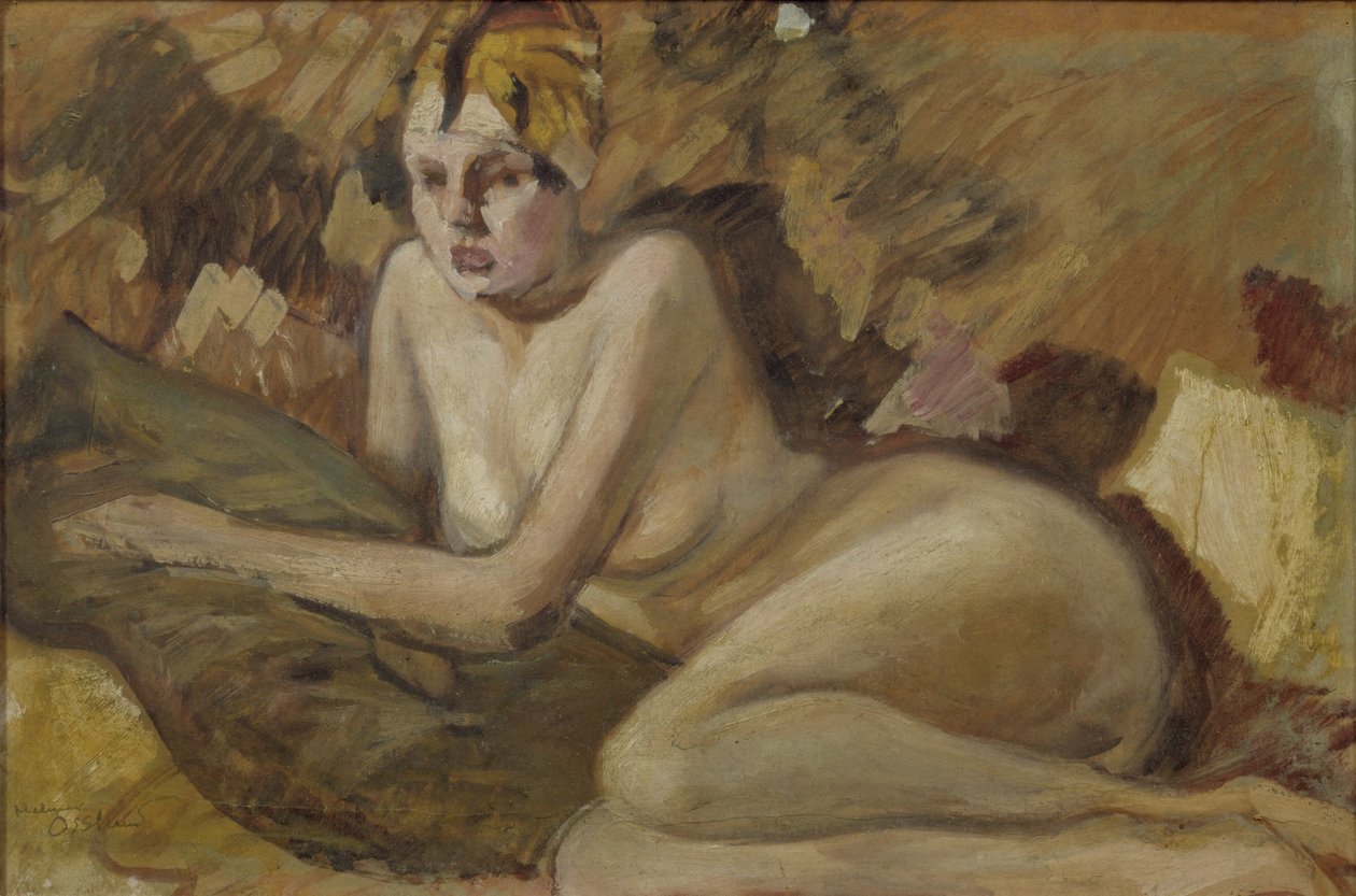 Fekvő modell alkotó: Helmer Osslund