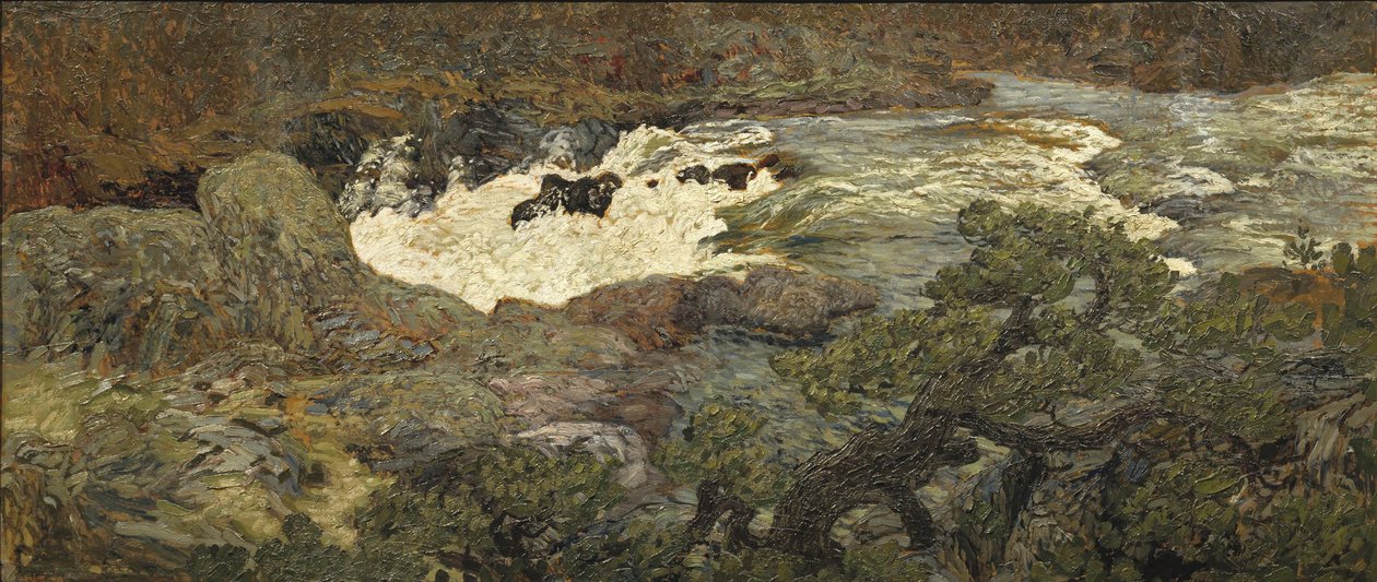 Vízesés, Porjus alkotó: Helmer Osslund