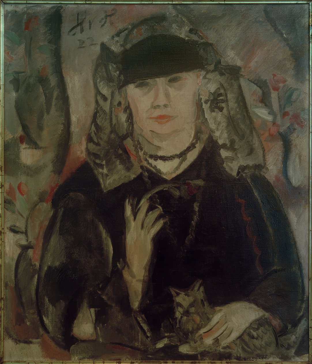 Madame Aås portréja alkotó: Helmut Kolle