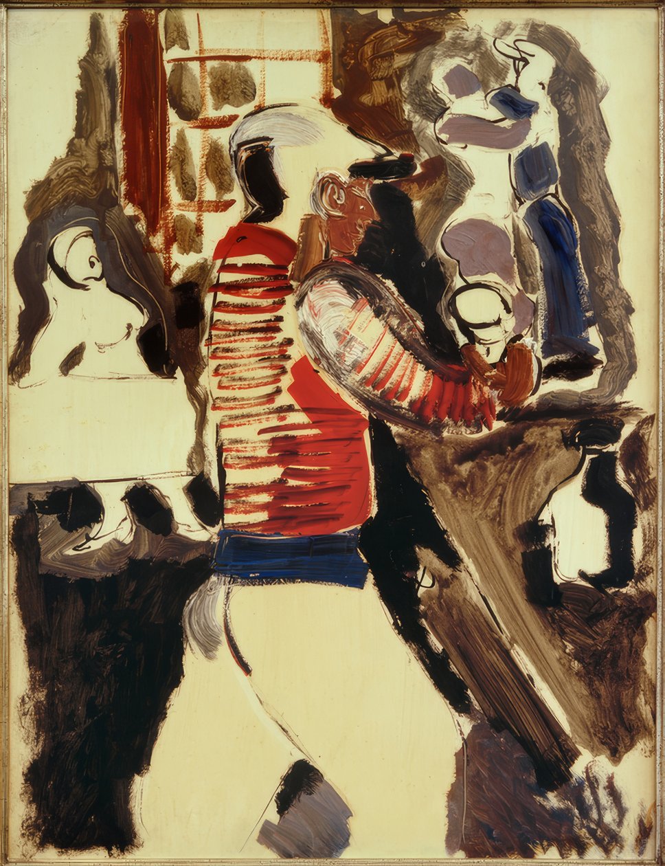 Jockey egy bárban alkotó: Helmut Kolle