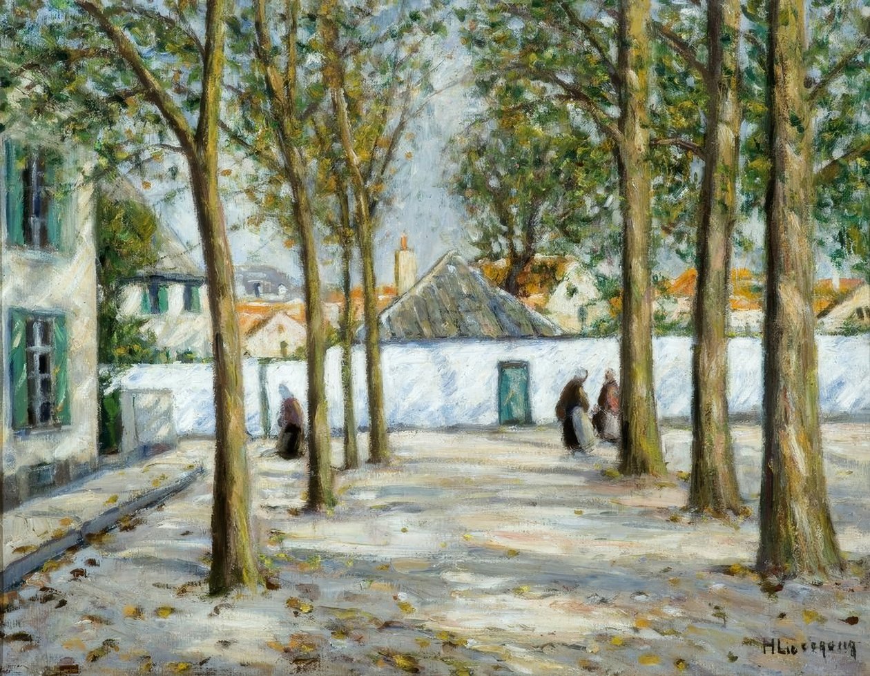 H.Liesegang, Napos őszi nap alkotó: Helmuth Liesegang