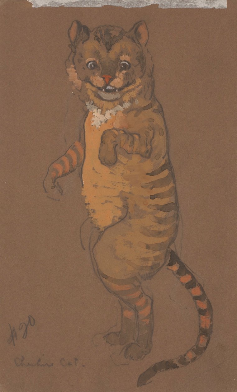 Cheshire Cat (jelmezterv az Alice Csodaországban című filmhez, 1915) alkotó: Henderson, William Penhallow