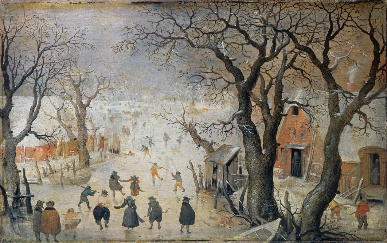 Téli jelenet, 1610 körül alkotó: Hendrick Avercamp