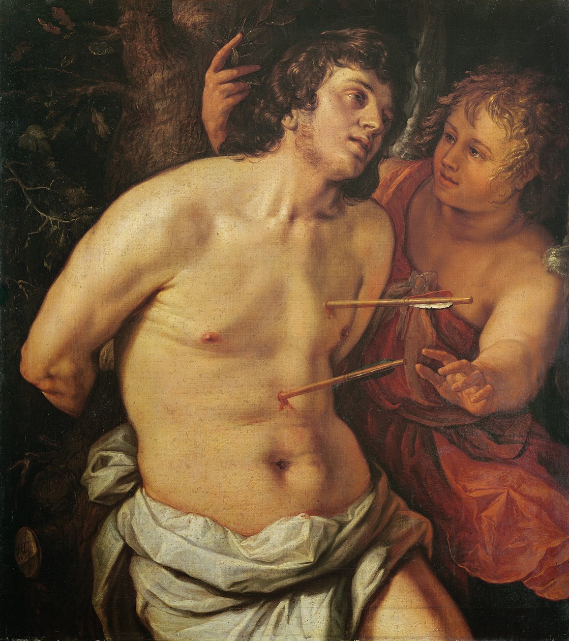 Szent Sebestyén alkotó: Hendrik Goltzius