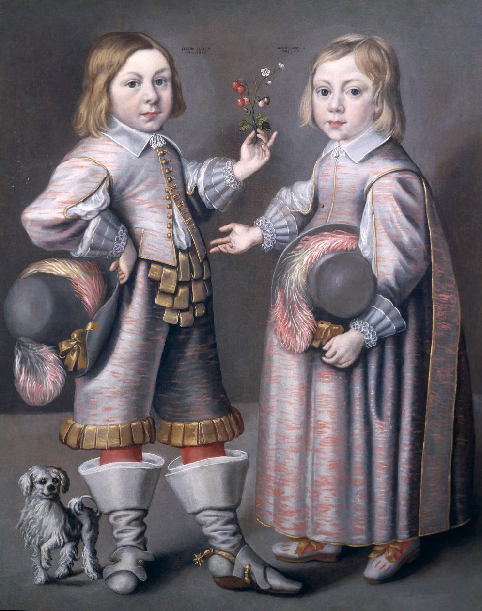 Két gyermek portréja alkotó: Hendrick Munnichoven