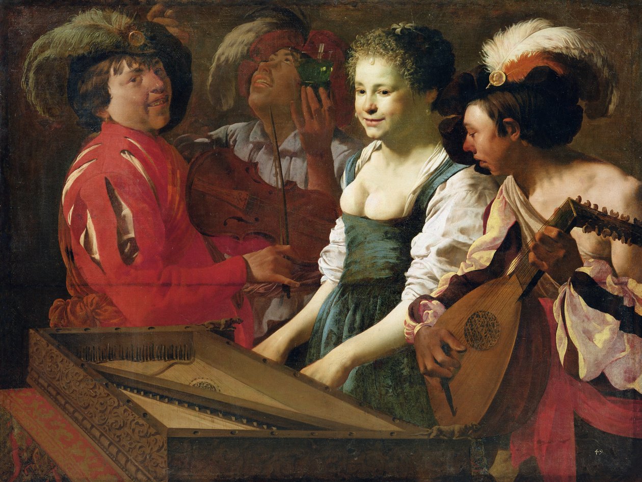 Koncert, 1626 alkotó: Hendrick ter Brugghen