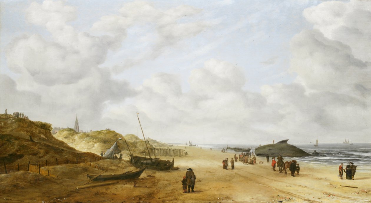Kilátás a scheveningeni homokra alkotó: Hendrick van Anthonissen