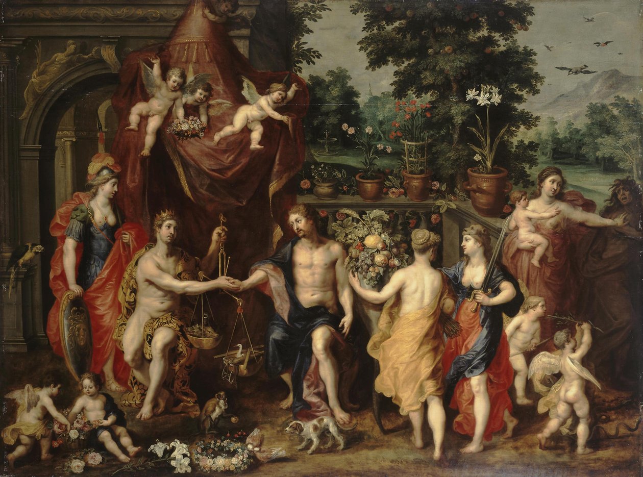 Az erényes élet allegóriája alkotó: Hendrick van Balen
