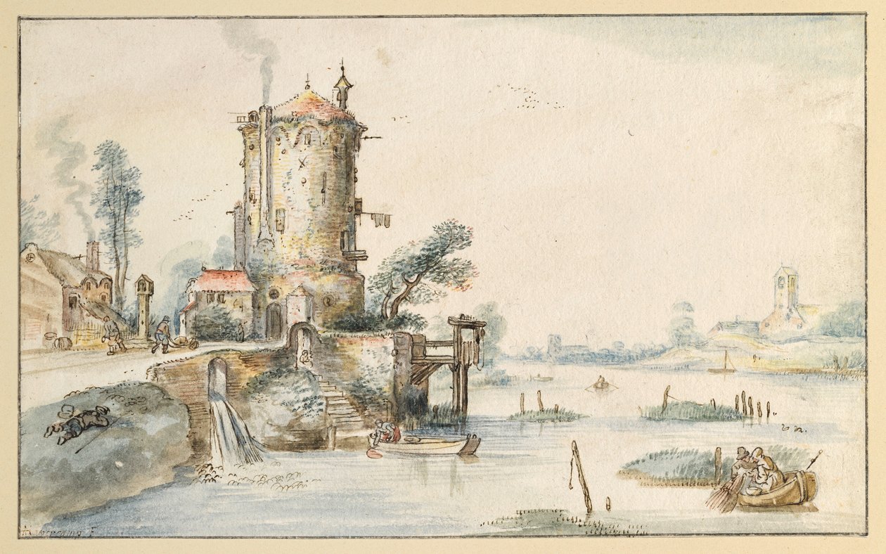 Csatornatáj alkotó: Hendrick Avercamp