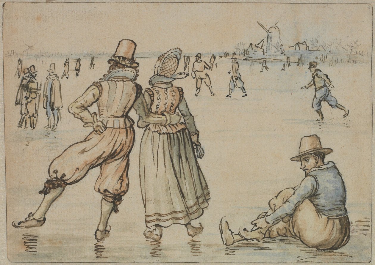 Korcsolyázók alkotó: Hendrick Avercamp