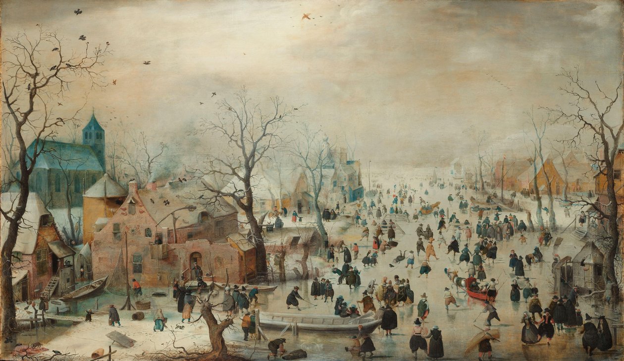 Téli táj korcsolyázókkal Téli táj korcsolyázókkal alkotó: Hendrick Avercamp