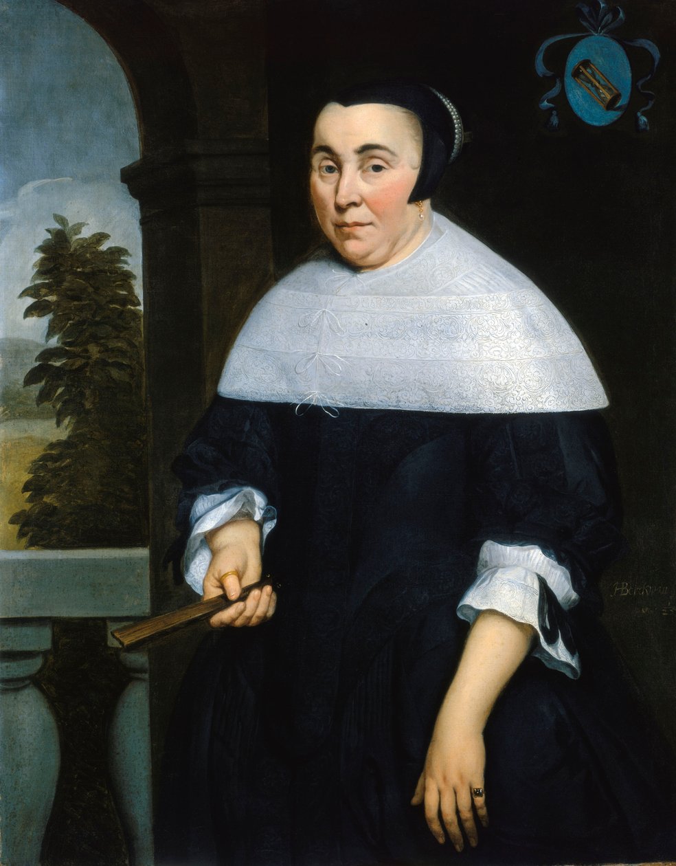 Anna van Gelder portréja, 1664 körül (olaj, vászon) alkotó: Hendrick Berckman