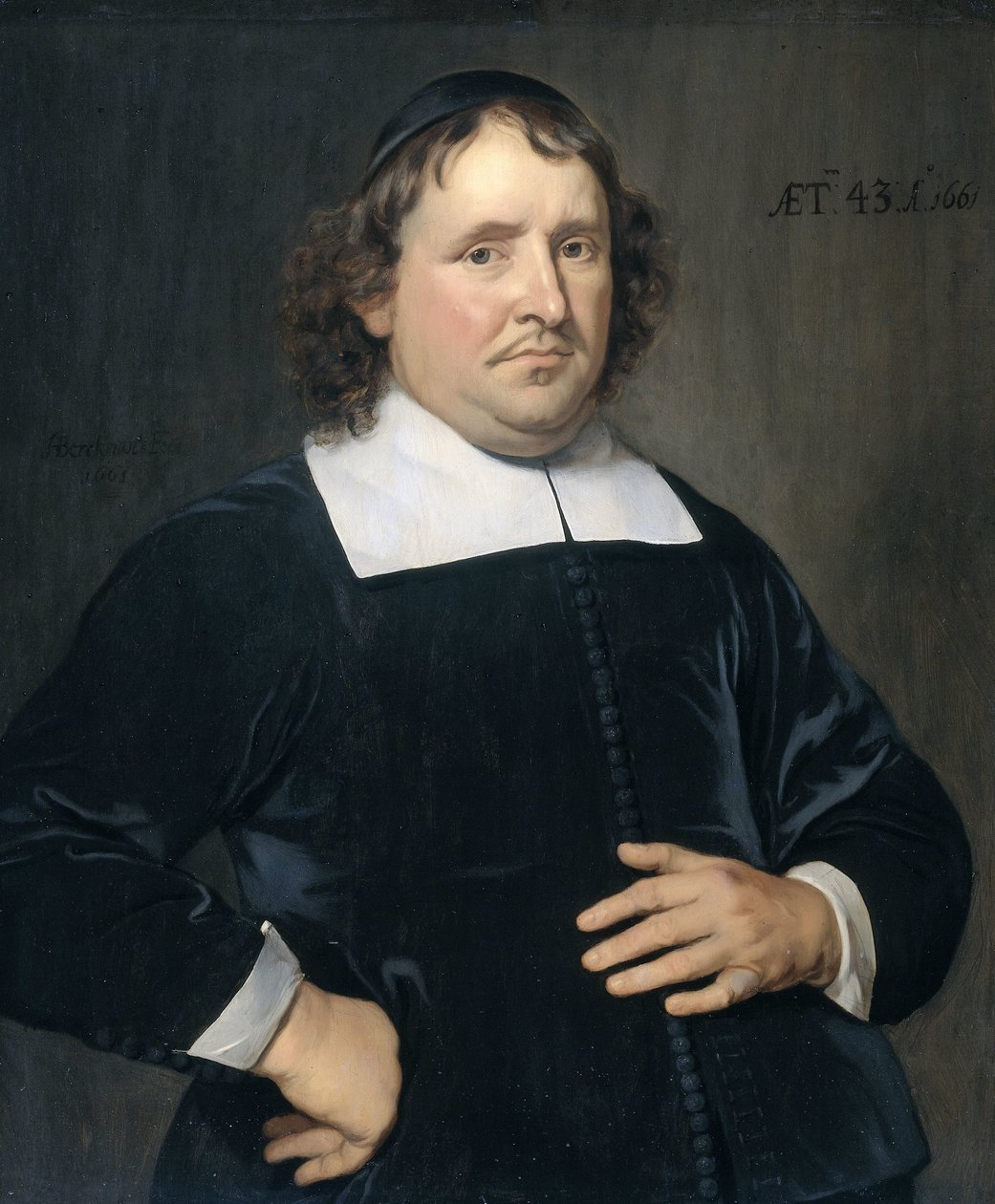 Thomas Pots (1618-1689). miniszter Vlissingenben alkotó: Hendrick Berckman