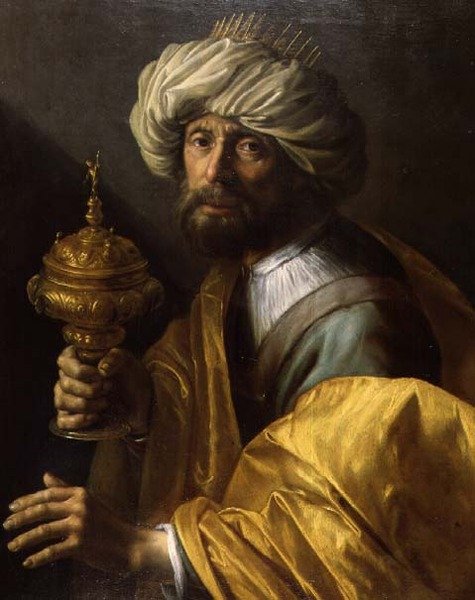 Egy úriember portréja, mint Caspar alkotó: Hendrick Bloemaert