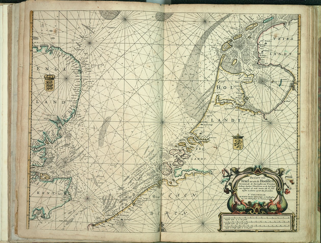Texelről a Hoofdenre történő átkelés alkotó: Hendrick Doncker