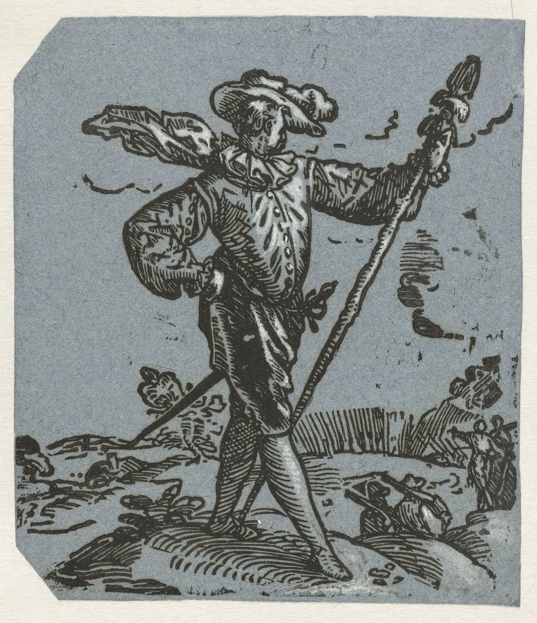 gyalogsági kapitány alkotó: Hendrick Goltzius (circle of)