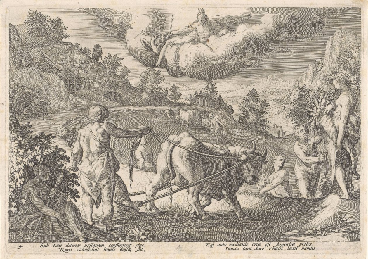 Az ezüstkor Ovidius metamorfózisai (sorozat címe) alkotó: Hendrick Goltzius (workshop of)