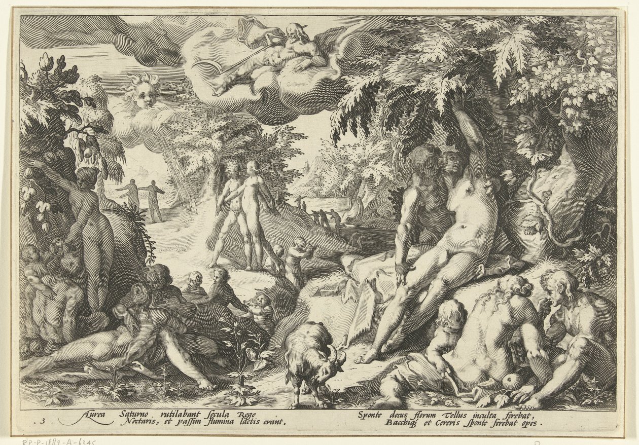 Aranykor Ovidius metamorfózisai (sorozat címe) alkotó: Hendrick Goltzius (workshop of)