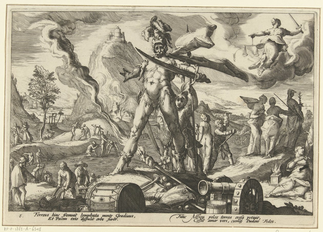 Vaskor Ovidius metamorfózisai (sorozat címe) alkotó: Hendrick Goltzius (workshop of)