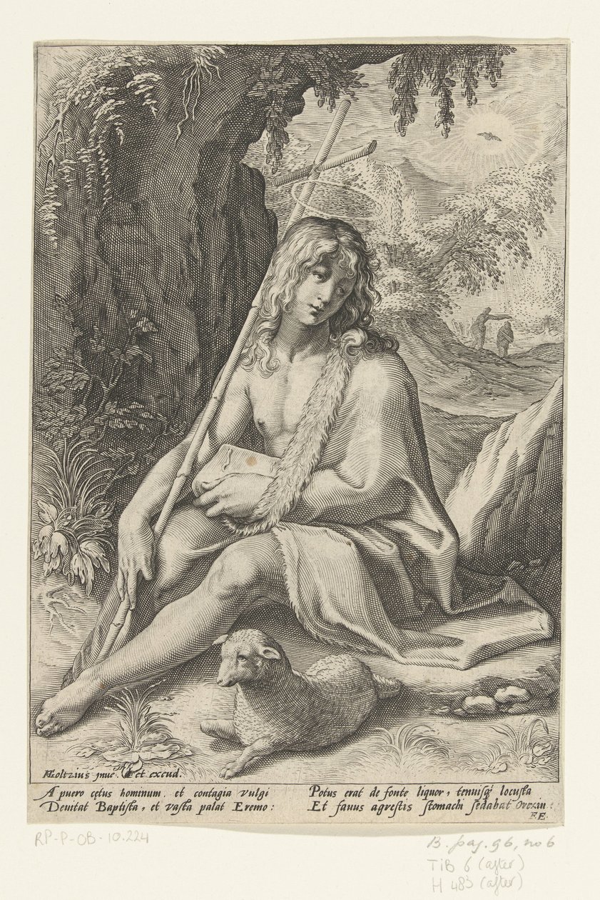 Keresztelő János alkotó: Hendrick Goltzius (workshop of)