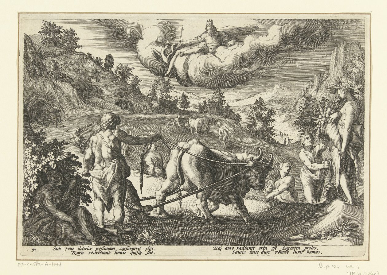 Ezüstkor Ovidius metamorfózisai (sorozat címe) alkotó: Hendrick Goltzius (workshop of)