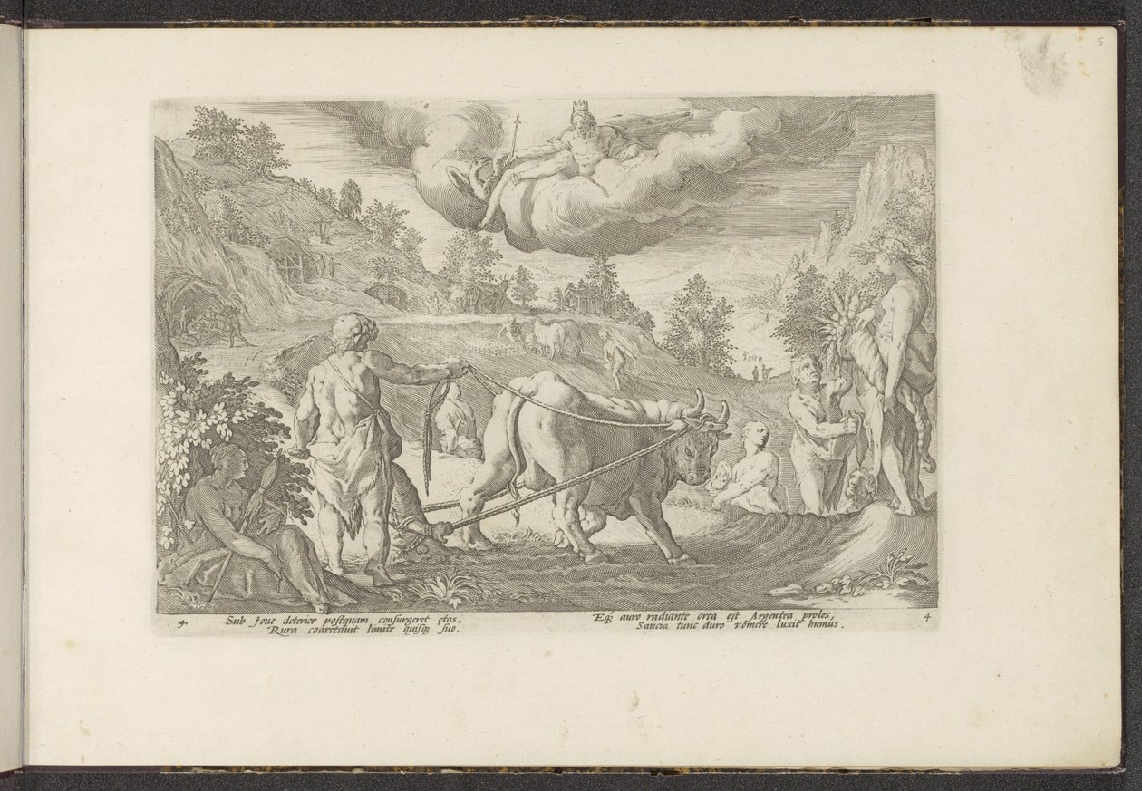 Ezüstkor Ovidius metamorfózisai (sorozat címe) P. Ovidius Naso rekreációi (sorozat címe) alkotó: Hendrick Goltzius (workshop of)