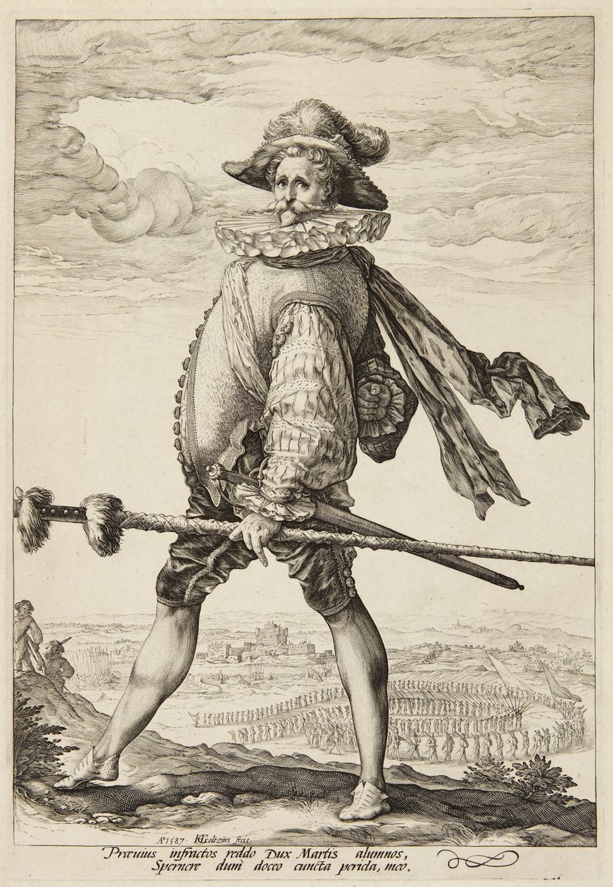 Egy gyalogsági százados alkotó: Hendrick Goltzius