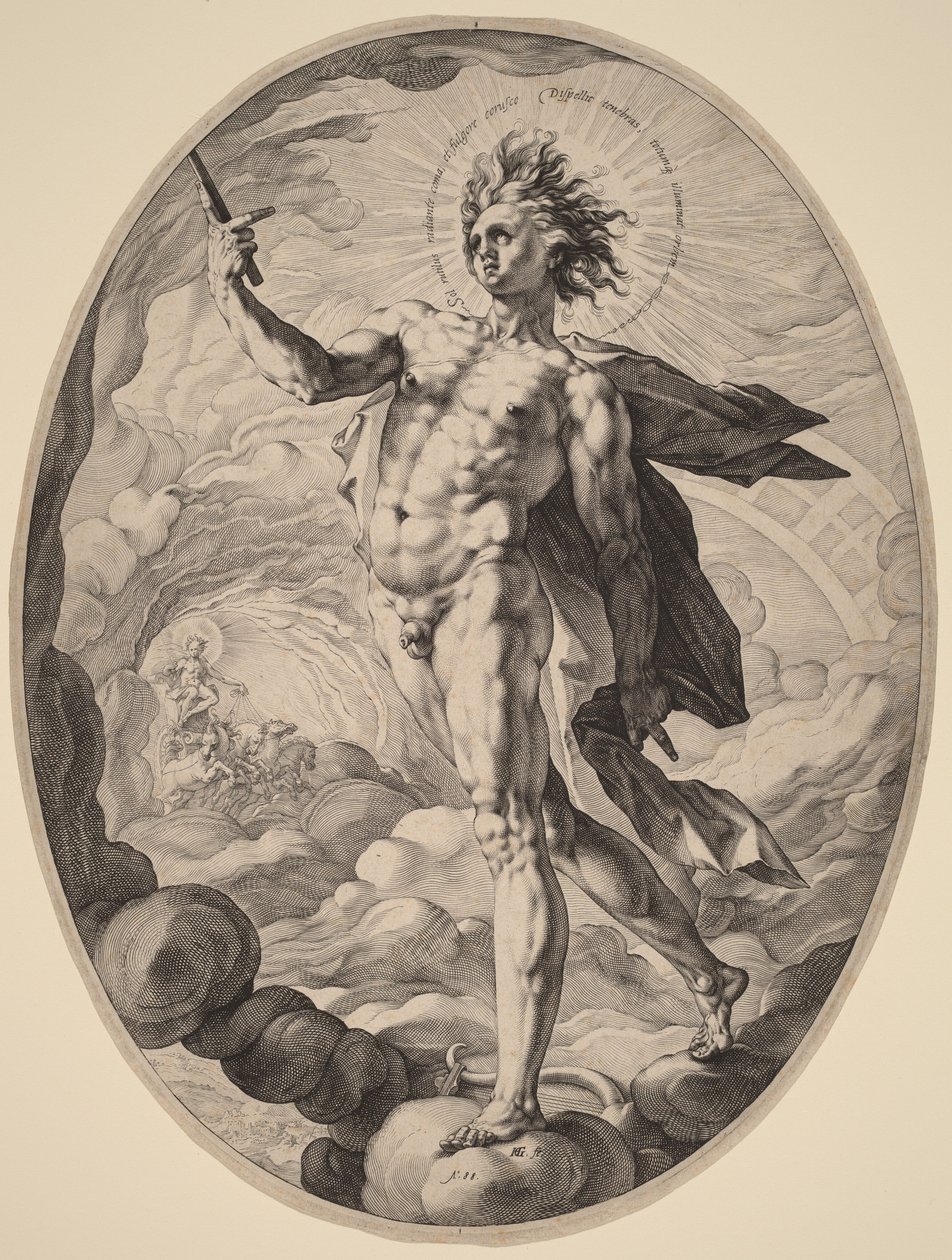Apollo alkotó: Hendrick Goltzius