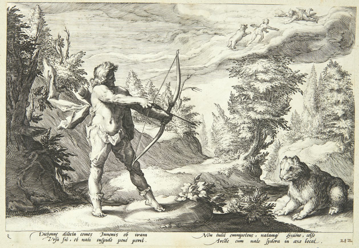 Arca arra készült, hogy megölje az anyját alkotó: Hendrick Goltzius