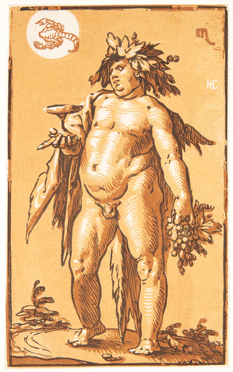 Bacchus alkotó: Hendrick Goltzius