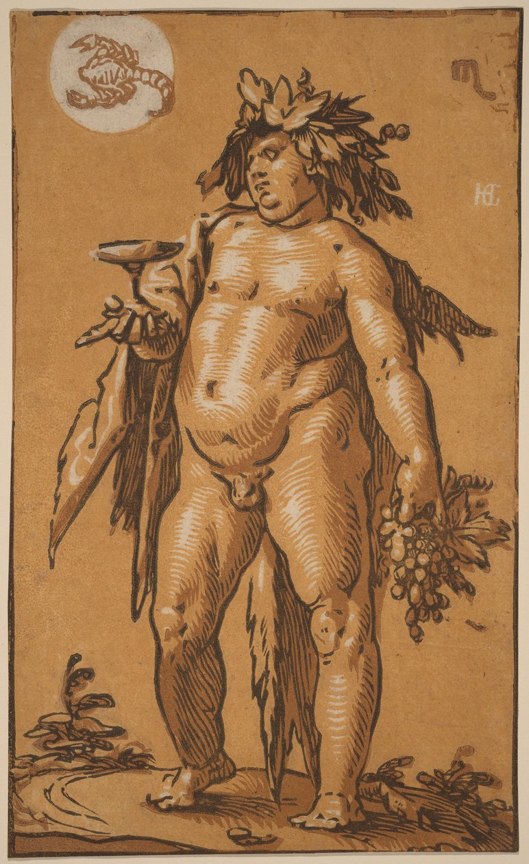 Bacchus alkotó: Hendrick Goltzius