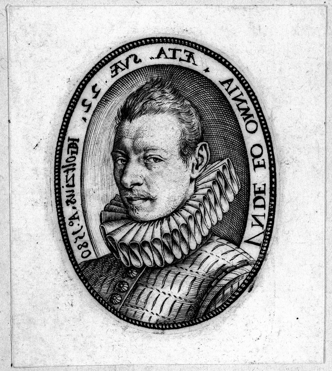 Férfi portrészobra alkotó: Hendrick Goltzius
