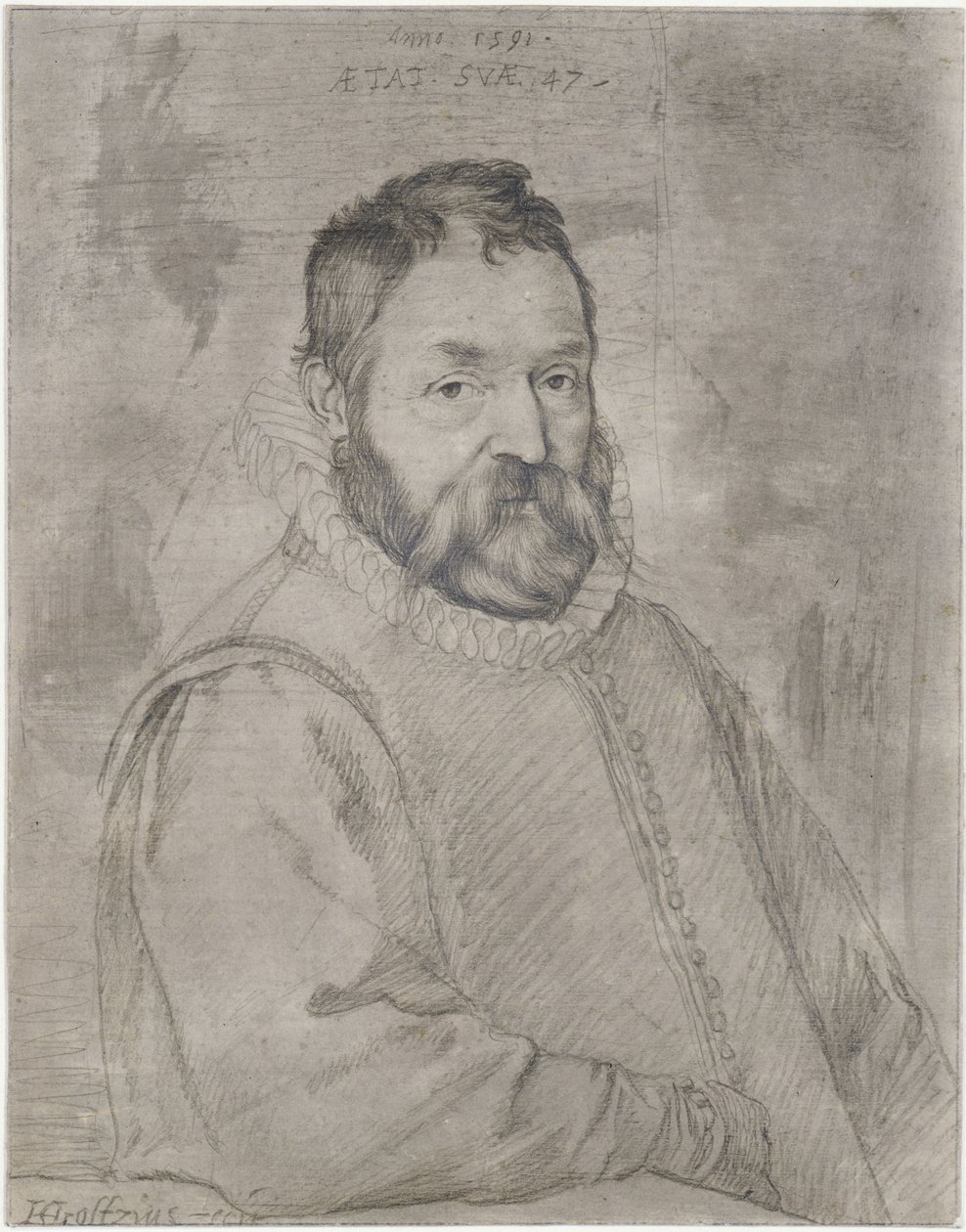 Federico Zuccari mellkép alkotó: Hendrick Goltzius