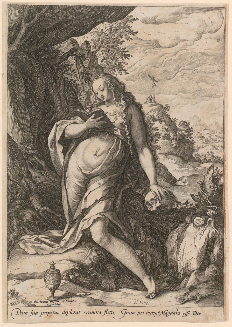 A bűnbánó Mária Magdolna alkotó: Hendrick Goltzius