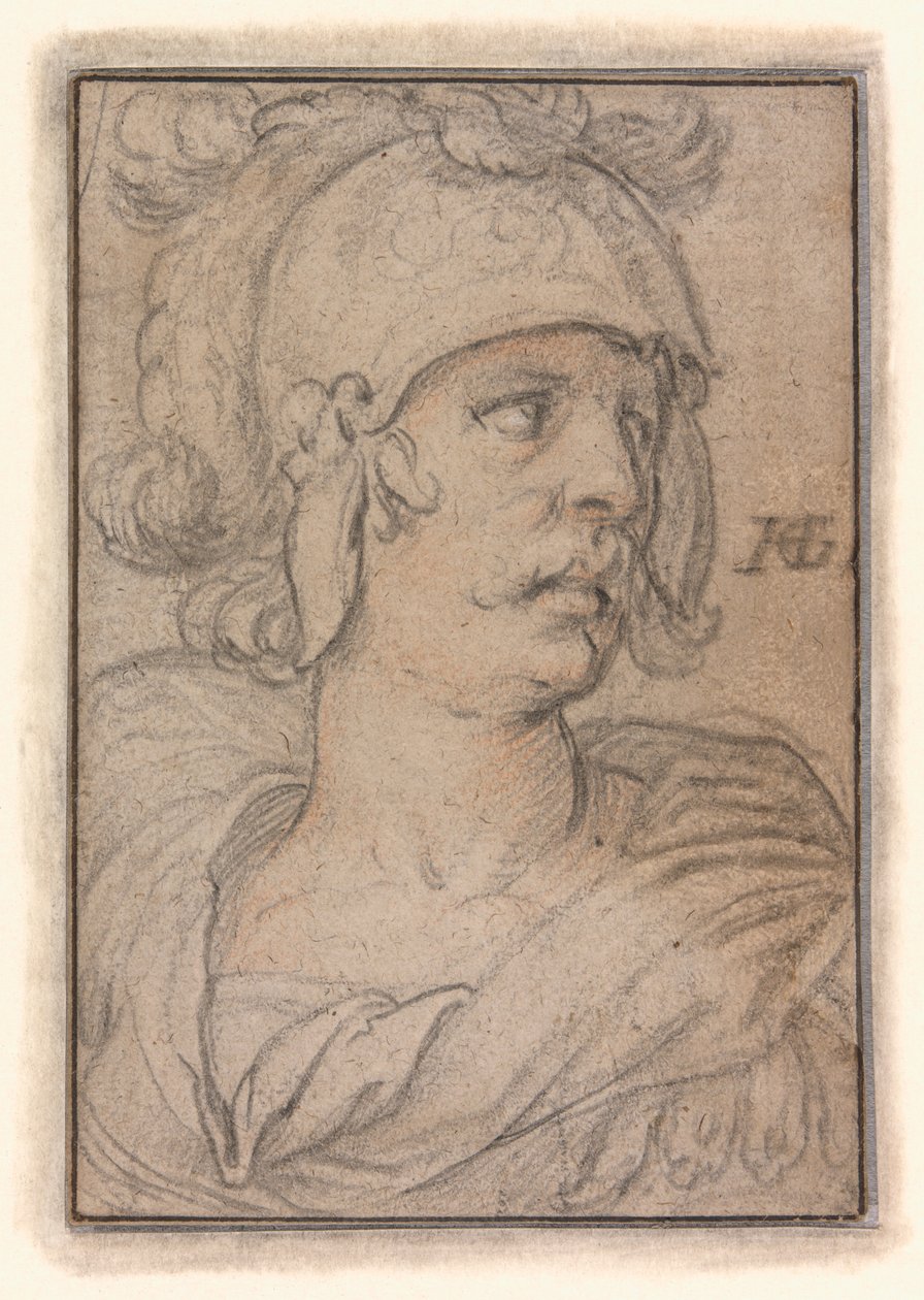 Egy harcos mellszobra alkotó: Hendrick Goltzius