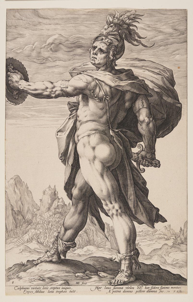 Calphurnius, A római hősökből alkotó: Hendrick Goltzius