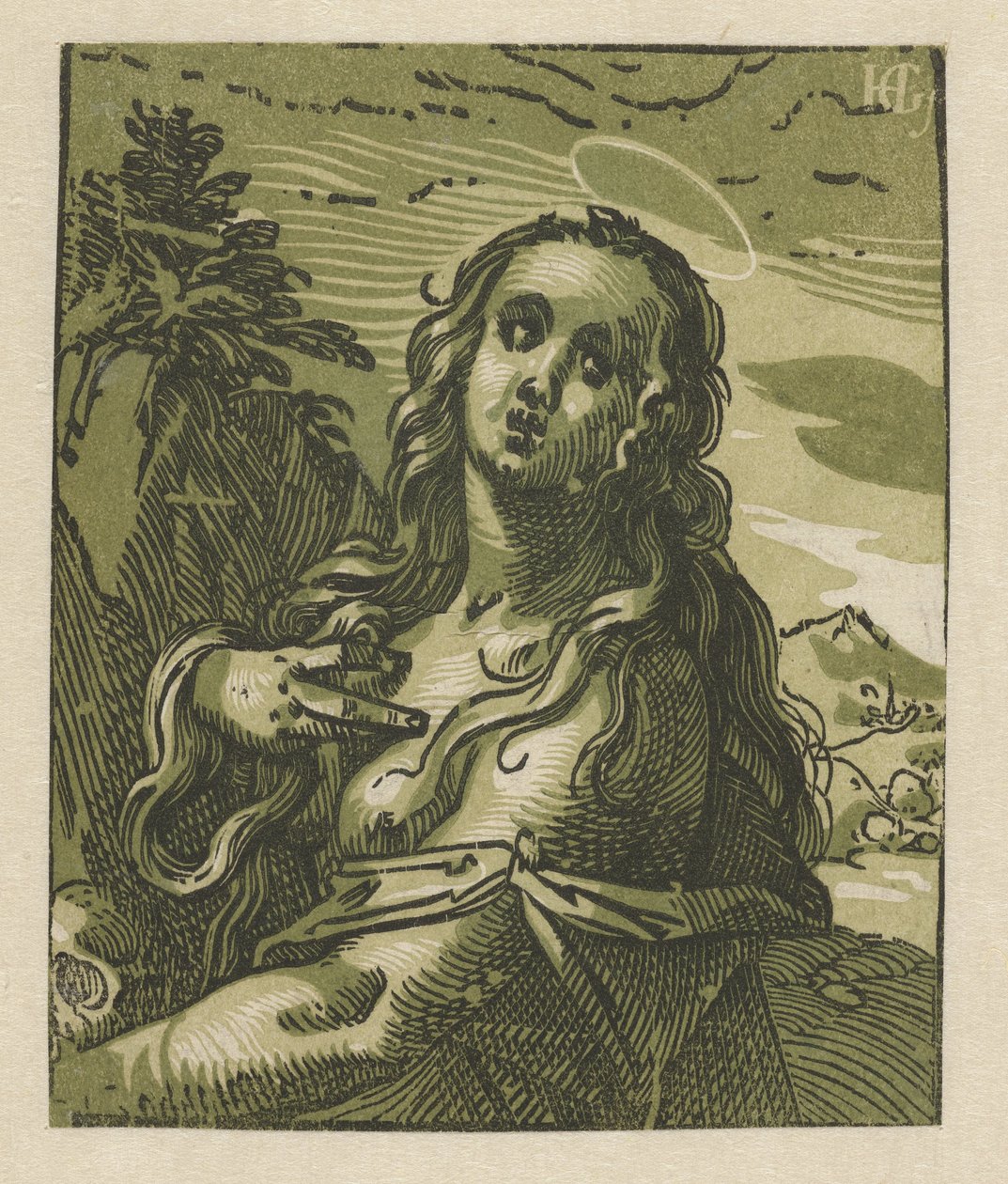 Írta: boetvaardige Maria Magdalena alkotó: Hendrick Goltzius