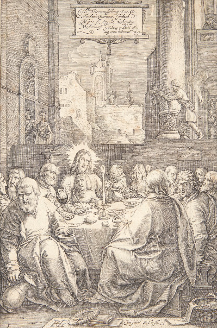 Az utolsó vacsora alkotó: Hendrick Goltzius